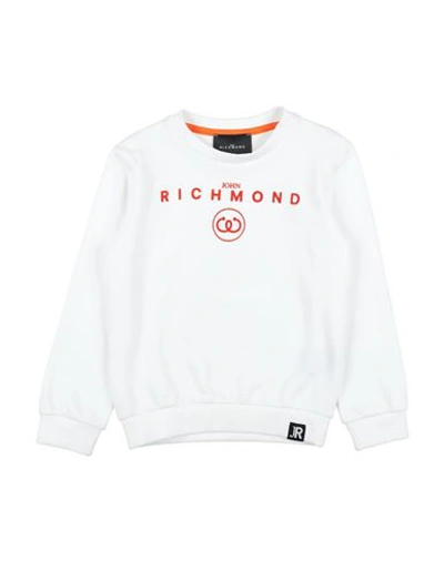 Shop John Richmond Toddler Boy Sweatshirt Off White Size 6 Cotton