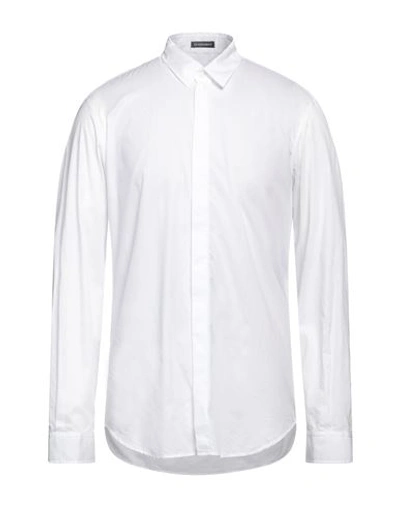 Shop Ann Demeulemeester Man Shirt White Size 36 Cotton