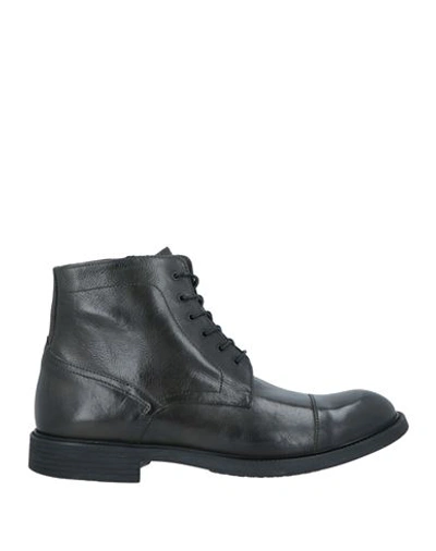 Shop Primo Erede Man Ankle Boots Dark Green Size 7 Calfskin