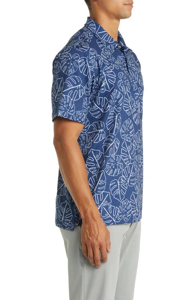 Shop Chubbies Performance Tennis Polo In The Monstera Moment