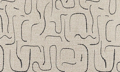 Deny Designs Iveta Abstract Lines Throw Blanket In Beige