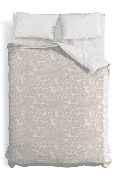 Deny Designs Iveta Melisande 3-piece Duvet Set In Taupe