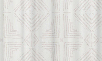 Deny Designs Schatzi Nora Tile Shower Curtain In White