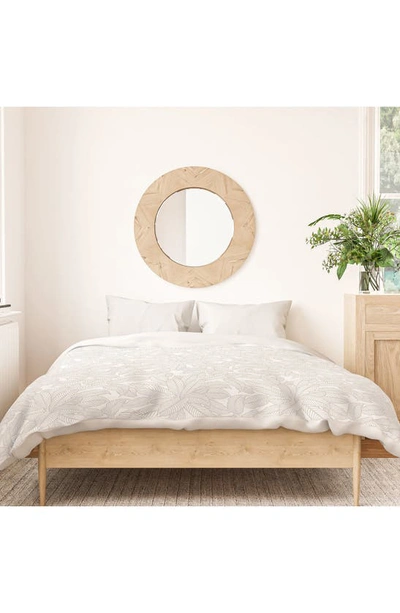 Deny Designs Iveta Melisande 3-piece Duvet Set In Taupe