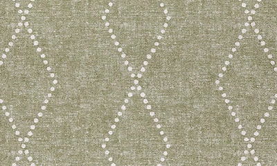 Deny Designs Lad Geo Diamond Throw Blanket In Olive