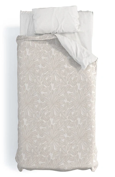 Deny Designs Iveta Melisande 2-piece Duvet Set In Taupe