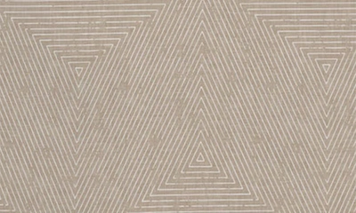 Deny Designs Lad Triangle Stripe 2-piece Duvet Set In Beige