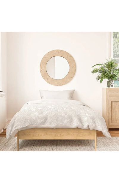 Deny Designs Iveta Melisande 2-piece Duvet Set In Taupe