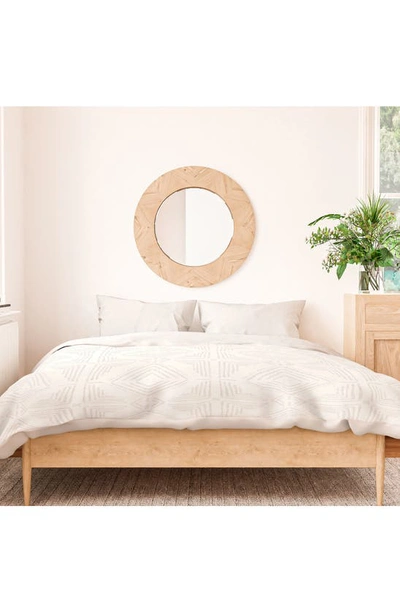 Deny Designs Schatzi Nora Tile 3-piece Duvet Set In White