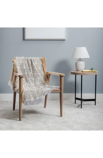 Deny Designs Heather Dutton Luminous Throw Blanket In Beige