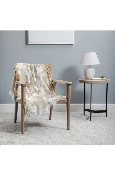 Deny Designs Becky Bailey Throw Blanket In Tan