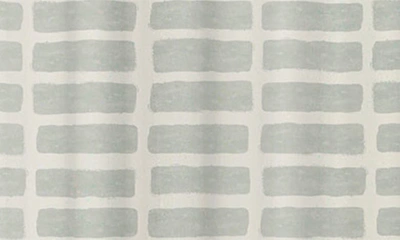 Deny Designs Lateral Block Print Shower Curtain In Cream