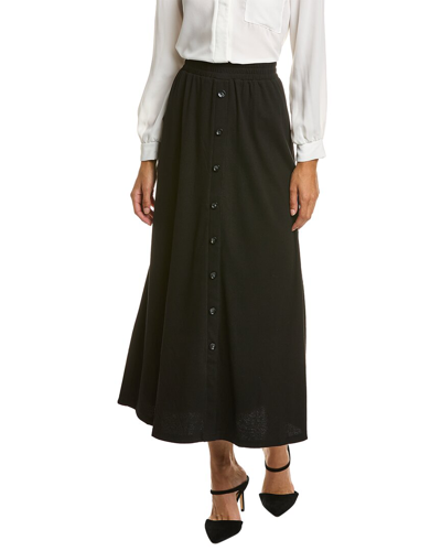 Shop Yal New York Midi Skirt In Black