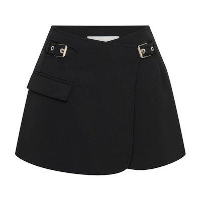 Shop Dion Lee Interlock Blazer Skirt In Black
