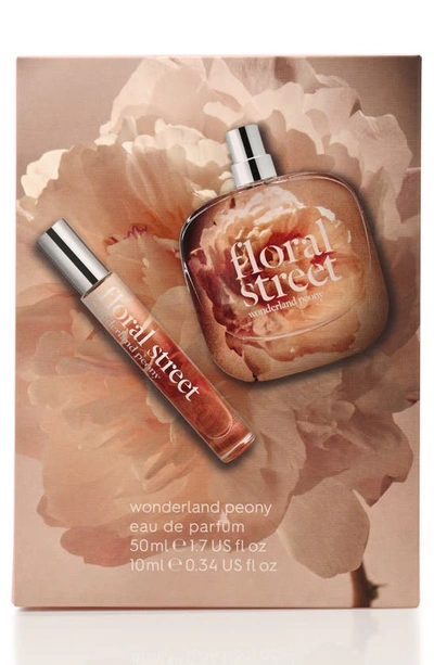 Shop Floral Street Wonderland Peony Eau De Parfum Home & Away Set (limited Edition) $98 Value