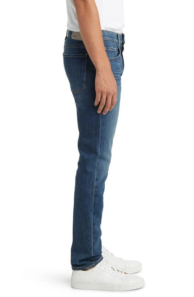 Shop Paige Federal Transcend Slim Straight Leg Jeans In Brickler