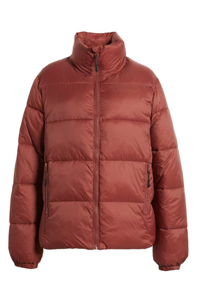 Shop Iets Frans Puffer Jacket In Chocolate