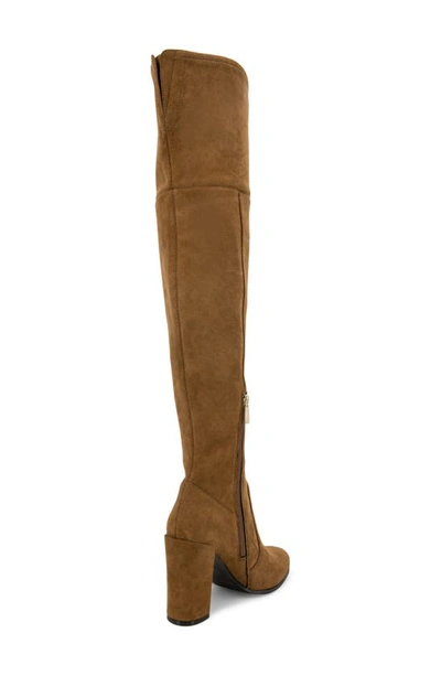 Shop Kenneth Cole New York Josie Over The Knee Boot In Cognac