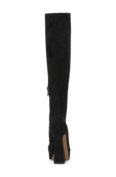 Shop Jessica Simpson Daniyah Knee High Platform Boot In Black 002