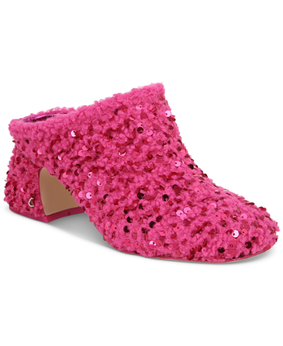 Shop Circus Ny Women's Orin Sequin Slip-on Mule Pumps In Pink Peacock