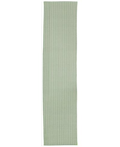 Km Home River Rvr-01 2'6" X 10' Runner Area Rug In Mint