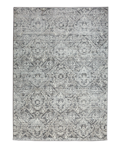 Shop Km Home Closeout!  Teola 1244 7'10" X 10'6" Area Rug In Gray