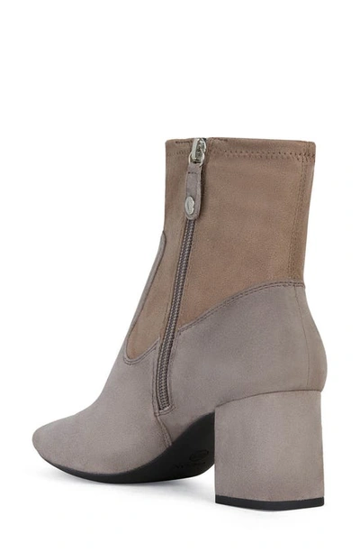Shop Geox Bigliana Pointed Toe Bootie In Taupe