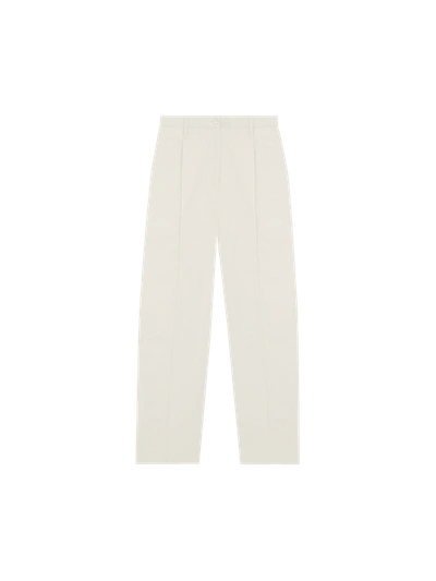 Pangaia Women's Organic Cotton Linen Pants — Limestone In Limestone