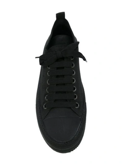 Shop Ann Demeulemeester Low Top Lace-up Sneakers