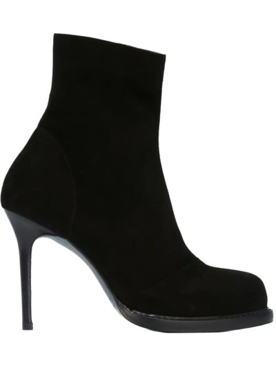 Ann Demeulemeester Classic Ankle Boots In Black