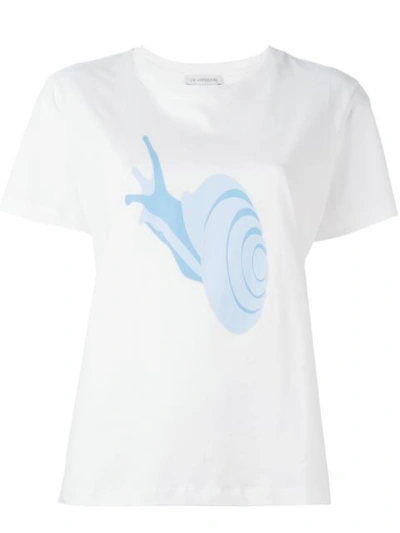 Jw Anderson J.w. Anderson Women's White Snail T-shirt