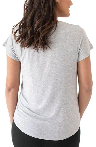 Kindred Bravely Everyday Nursing & Maternity Top In Grey Heather