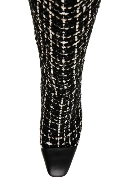 Steve Madden Ally Cap Toe Knee High Boot In Black Mult