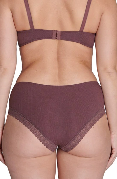 Shop Simone Perele Eugenie Boyshort Panties In Byzantine