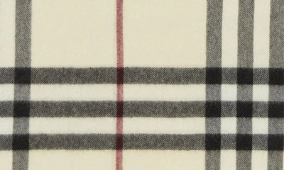 Burberry Giant Check Washed Cashmere Scarf In Stone