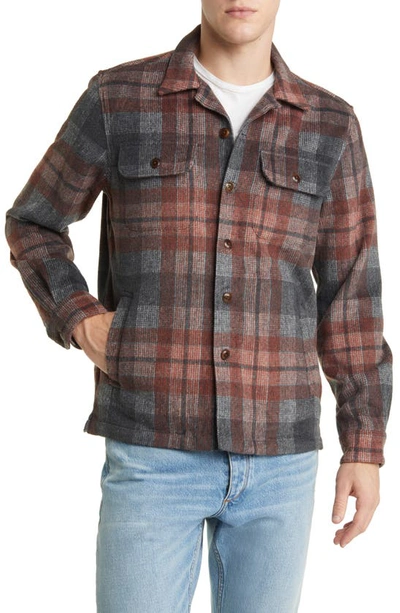 Shop Rails Viggo Plaid Button-up Shirt In Crimson Shadow Plaid