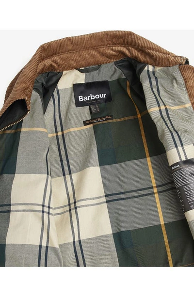Shop Barbour Gunnerside Waxed Cotton Jacket In Sage/ Ancient