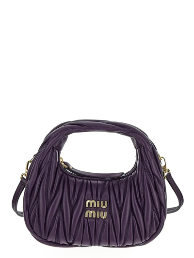 Miu Miu Women's Wander Matelassé Mini Hobo Bag
