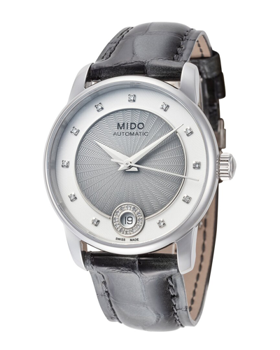 Shop Mido Women's Baroncelli Diamond Watch