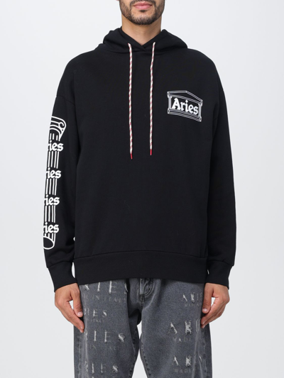 Shop Aries Sweatshirt  Men Color Black