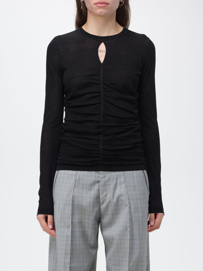 Shop Isabel Marant Sweater In Wool Blend In Black