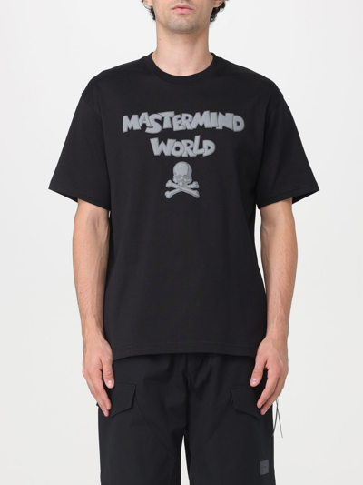 Shop Mastermind Japan T-shirt Mastermind World Men Color Black