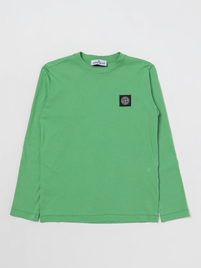 Shop Stone Island Junior Basic T-shirt In Green