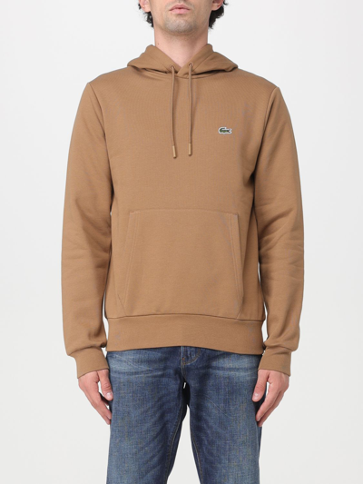 Shop Lacoste Sweatshirt  Men Color Brown