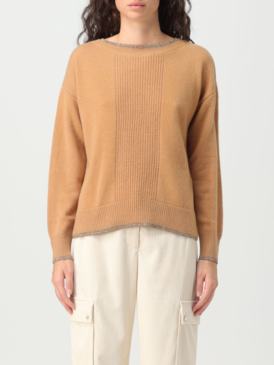 Shop Liu •jo Sweater Liu Jo Woman Color Camel