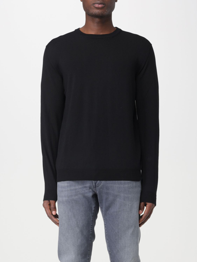 Shop Zanone Sweatshirt  Men Color Black