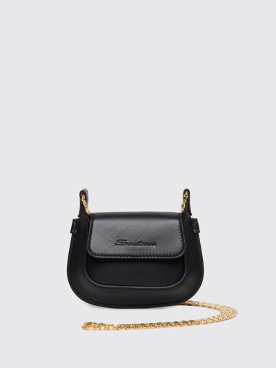 Shop Santoni Crossbody Bags  Woman Color Black
