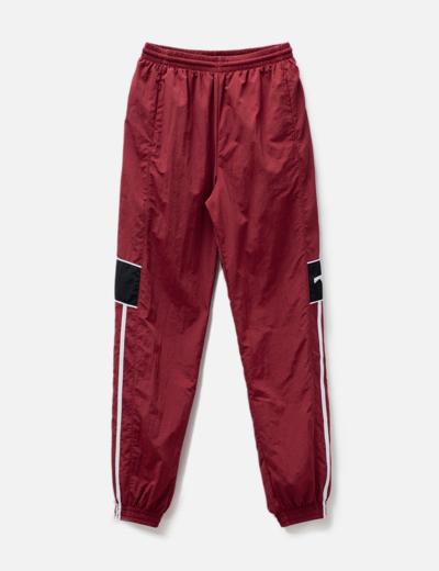 Shop Martine Rose Paneled Trackpants In Red