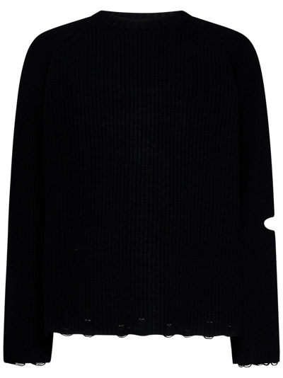 Shop A Paper Kid Sweater In Black
