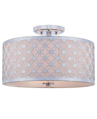 Safavieh Hutch 3-light Flush Mount In Grey